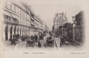 Parijs, La Rue De Rivoli door French Photographer