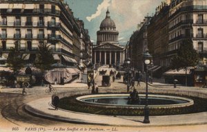 Parijs, De Rue Soufflot, Het Pantheon