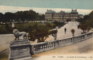 Parijs, De Tuin Van Luxemburg door French Photographer