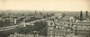 Parijs, Panorama van de Acht Bruggen door French Photographer