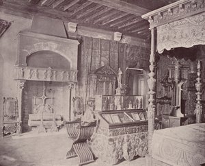 Parijs: Kamer van Frans I, Musee Cluny door French Photographer