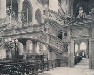 Parijs: Deel van het Koor in St Etienne-du-Mont door French Photographer