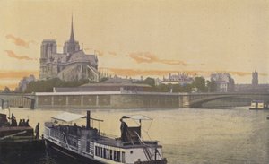 Parijs, Uitzicht op de oostpunt van het Île de la Cité
