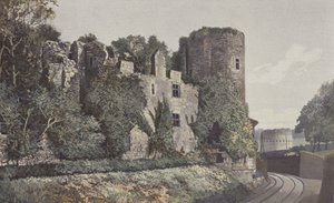 Périgueux, Château-Barrière en Toren van Vesone, uitzicht vanuit het westen door French Photographer