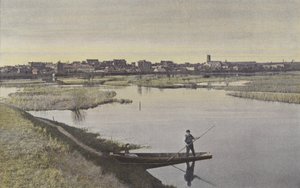 Péronne, De moerassen van de Somme door French Photographer