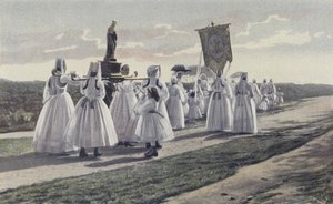 Ploare, Pardon, processie op het platteland door French Photographer