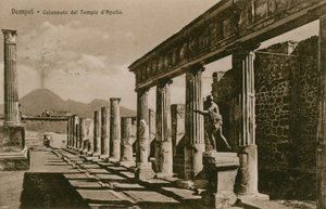Pompeii - zuilengang van de Tempel van Apollo
