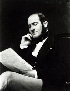 Portret van Baron Georges Eugene Haussmann (1809-91), 19e eeuw door French Photographer