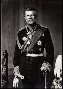 Portret van Edwin Freiherr von Manteuffel (baron von Manteuffel) (1809-1895), Duitse veldmaarschalk door French Photographer