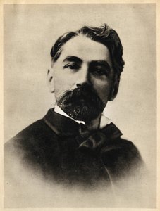 Portret van Etienne Mallarme in 1869, alias Stephane Mallarme
