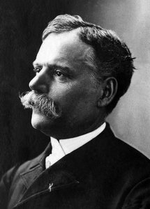 Portret van Jules Cheret, Franse schilder en cartoonist.