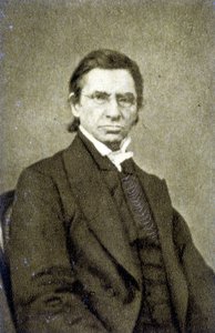 Portret van Maximilian Emile Littré (1801 - 1881) in 1869 door French Photographer
