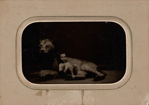 Portret van een kind,c. 1860 (foto)