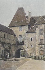 Prémery, Voormalig Kasteel, Binnenplaatszijde door French Photographer
