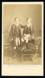 Prins Arthur en Prins Leopold door French Photographer