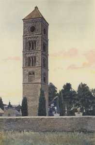 Puissalicon, Toren op het kerkhof