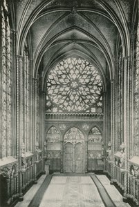Roosvenster in de Sainte-Chapelle