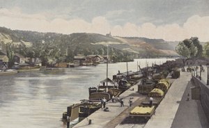 Rouen, De helling van Blosseville-Bonsecours (voor de oprichting van het monument van Jeanne d