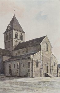 Rouy, Kerk, Noordwestelijk geheel door French Photographer
