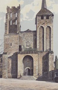 Saint-Avit-Sénieur, Kerk, Westgevel