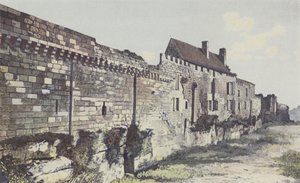 Saint-Émilion, Resten van de noordwestelijke stadsmuren, woning van Malet door French Photographer