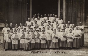 Sistine Kapel Koor door French Photographer