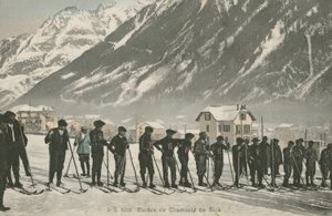 Skileraren in Chamonix door French Photographer