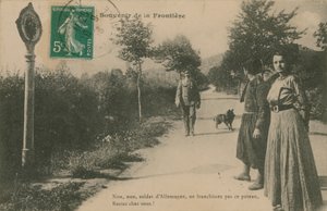 Souvenir van de Frans-Duitse grens