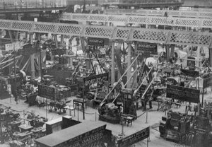 De Galerie des Machines op de Exposition Universelle van 1889 door French Photographer