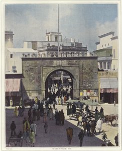 De Zeepoort in Tunis door French Photographer