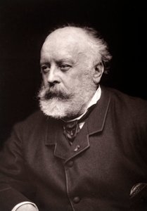 De kunstenaar Evariste-Vital Luminais geportretteerd ter gelegenheid van de Salon van Parijs in 1885 door French Photographer