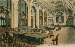 De nieuwe speelkamer in een Monte Carlo casino