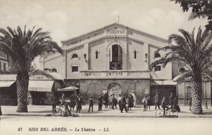 Het theater, Sidi Bel Abbes, Algerije