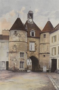 Tournan, oud kasteel (huidig stadhuis) door French Photographer
