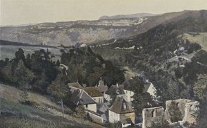 Vaucluse, gebouwen van de abdij door French Photographer