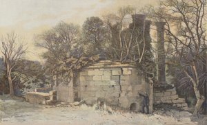 Vernegues, Ruïnes van de Sint-Cesaire kapel en de Tempel van het Laag Huis door French Photographer