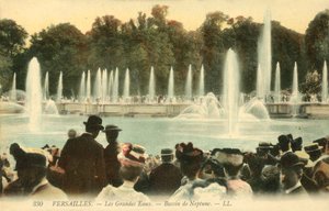Versailles, Les Grand Eaux, Bassin De Neptune door French Photographer
