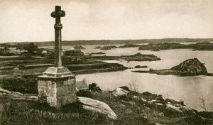 Île de Bréhat: Croix St Michel en de eilandjes van Kerpont, begin 20e eeuw