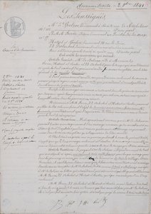 2e contractdocument met betrekking tot La Comedie Humaine tussen Honore de Balzac (1799-1850) en Hetzel, Paulin, Dubochet en uitgever Charles Furne, 2 oktober 1841 door French School