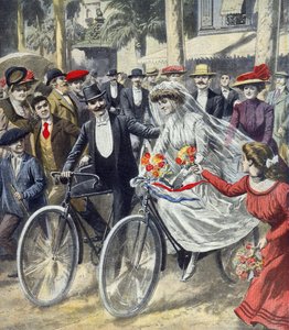 Een fietsbruiloft