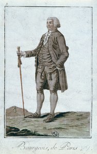 Een burger van Parijs, 1787 door French School