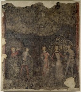 Een Carole, ca. 1380-90 door French School