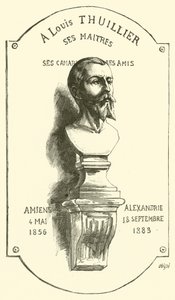 Aan Louis Thuillier zijn meesters (gravure)