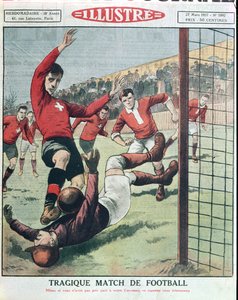 Een Tragische Voetbalwedstrijd, uit Le Petit Journal, 27 maart 1927