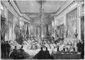 Een muzikale avond georganiseerd door prinses Mathilde Bonaparte (1820-1904) door French School