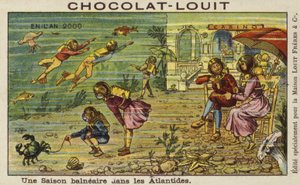 Een vakantie aan zee op de Atlantische zeebodem in het jaar 2000 door French School