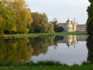 Een uitzicht op het Kasteel door French School