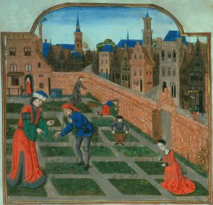 Een ommuurde stadstuin, uit 