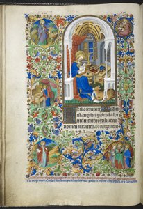 Lucas de Evangelist, uit Getijdenboek (The Bedford Hours) ca. 1410-30