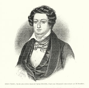Adolphe Nourrit, een van de beroemdste tenoren van de Opera